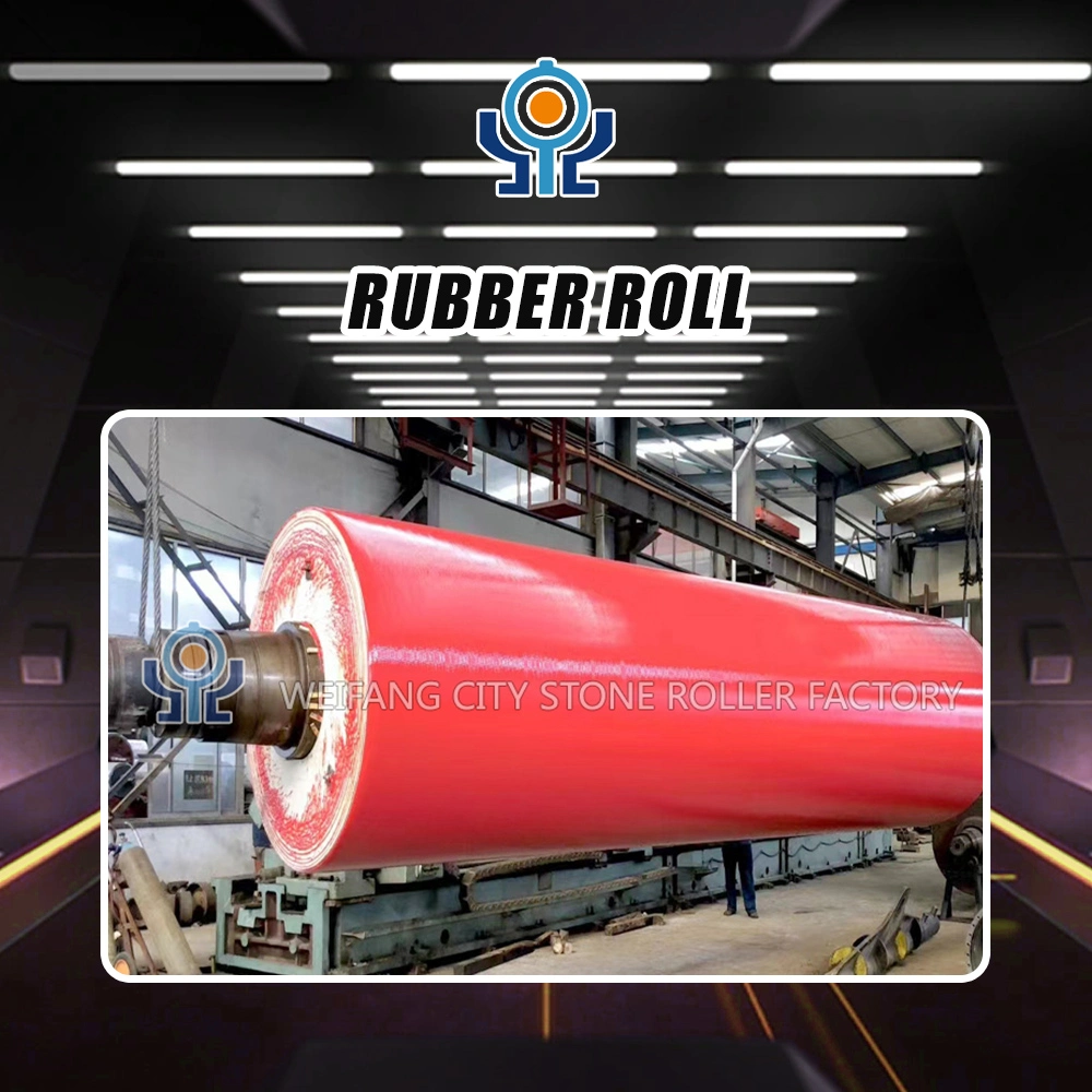 Paper Product Spare Part Rubber Roller for Paper Mill Machinery