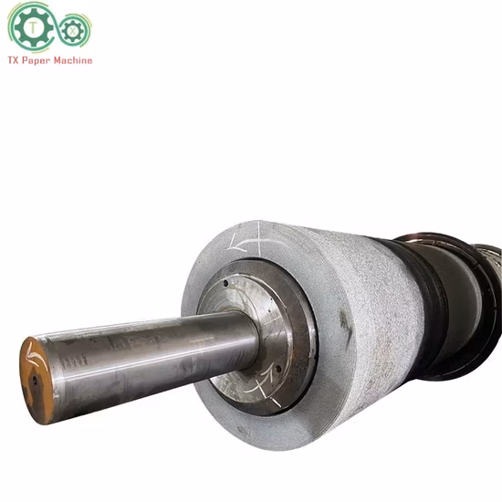 Papierfabrik Papiermaschine Naturgranit Steinrolle Papiermaschine Pressrolle Steinwalze