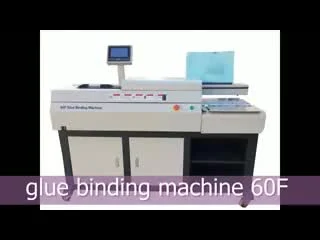 Heißer Verkauf A3/A4 Papierverarbeitungsmaschinen Buchklebebindemaschine mit Seitenkleber zum Verkauf