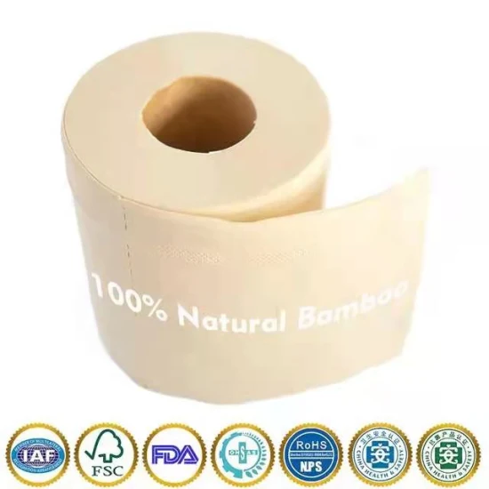 Seidenpapierrolle, Naturpapierserviette, 3-lagiges Seidenpapier, Toilettenpapier, Zellstoff