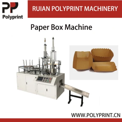 Vollautomatische Einweg-Lebensmittelkarton-Papp-Burger-Papierbox-Herstellungsmaschine. Maschinen zur Herstellung von Papierprodukten