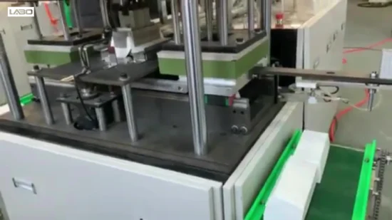 Automatische Einweg-PE-beschichtete Kraftpapier-Nahrungsmittel-Mahlzeit-Karton-Lunchbox-Produktherstellungsformmaschine